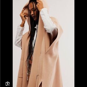 Free People All I Need Cozy Hooded Duster